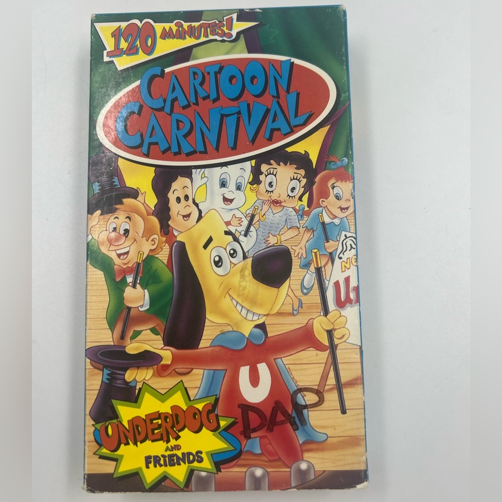 Cartoon Carnival Underdog And Friends Vhs